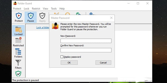 Folder Guard Master Password