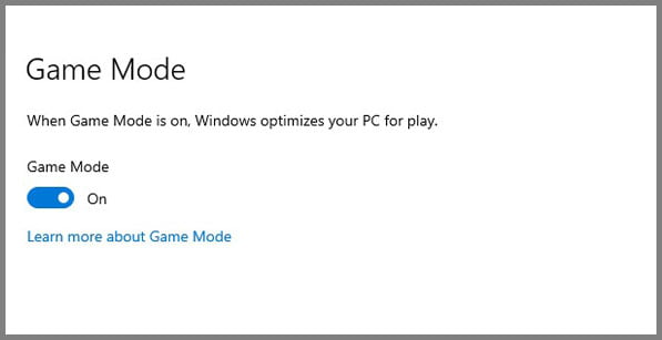 Game mode