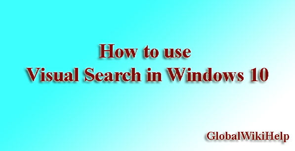 Visual Search in Windows