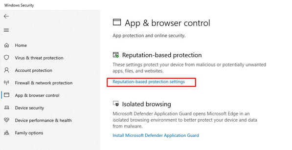 App and browser control
