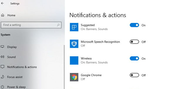 Allow Notification & Actions