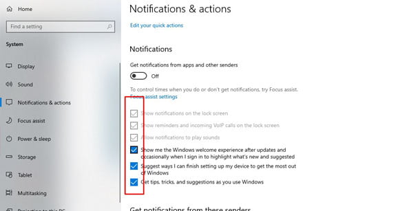 Notification & Actions 2