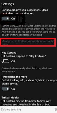 Close Cortana
