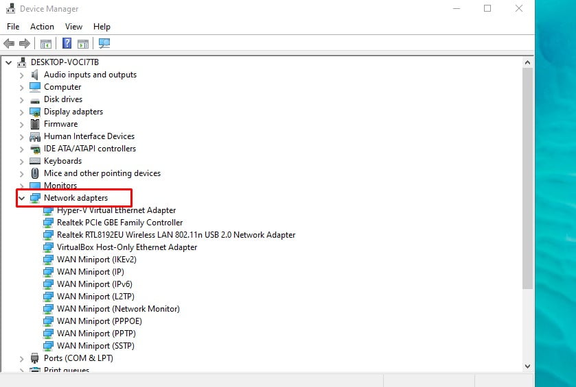 NSM Network adapters