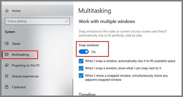 System Multitasking