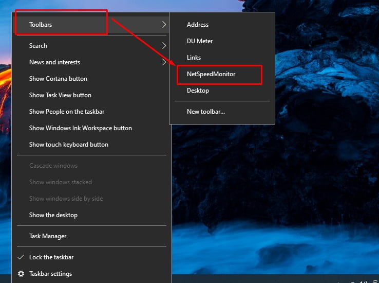 Toolbar NSM