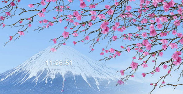 Japan Spring Screensaver